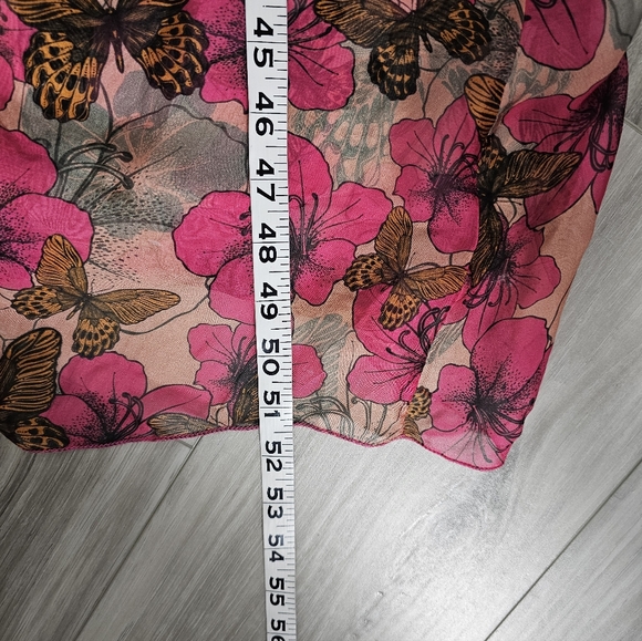 La Regazze Floral Pink Dress Sz L - Picture 6 of 11